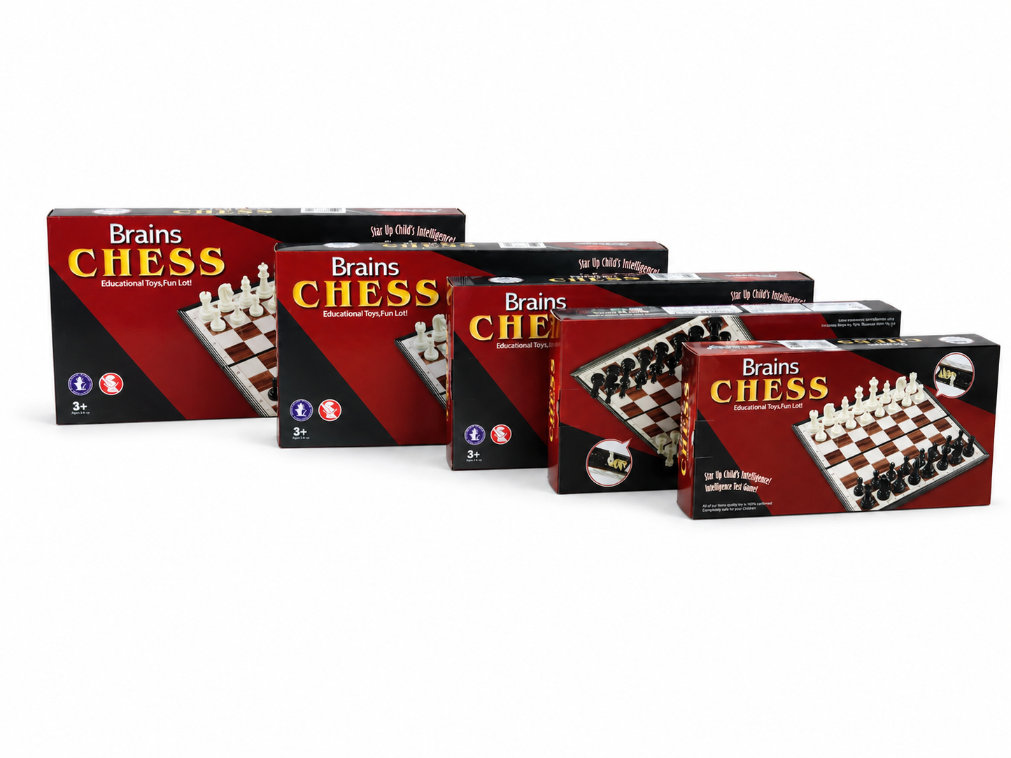 عبة الشطرنج التعليمية للأطفال والكبار | Brains Chess Educational Board Game