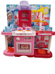• مطبخ ألعاب فروزن للأطفال – Frozen Kitchen Play Set 52 Pieces لعبة ممتعة وتعليمية تمنح طفلتك تجربة طبخ خيالية مليئة بالمرح
