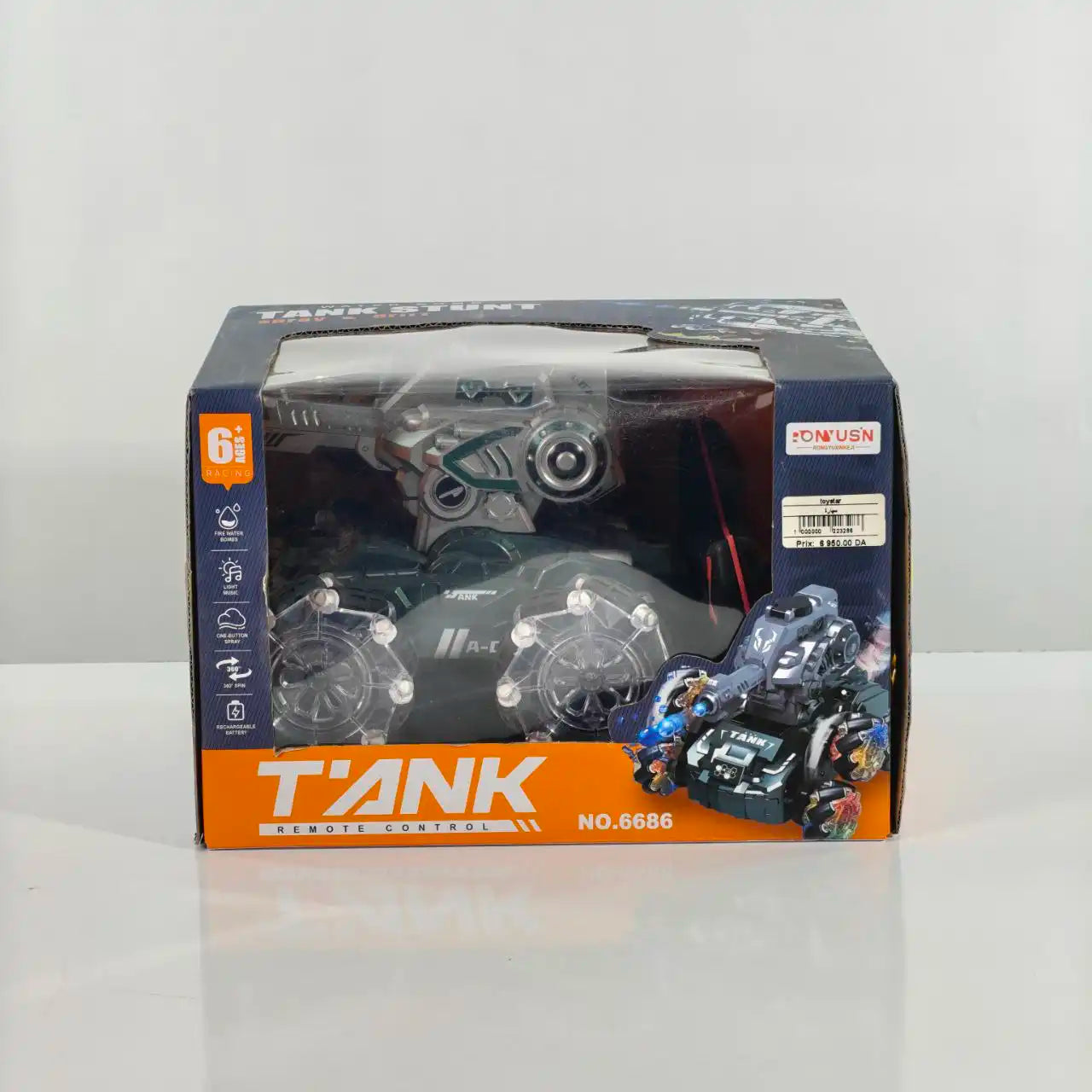 دبابة تحكم عن بعد  T'ANK RC Stunt Tank 6686