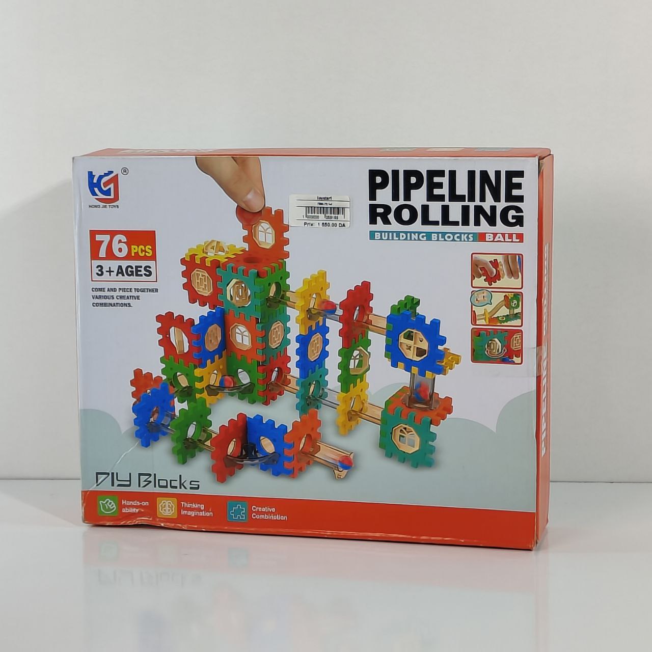 لعبة تركيب المسارات الكروية – Pipeline Rolling DIY Blocks