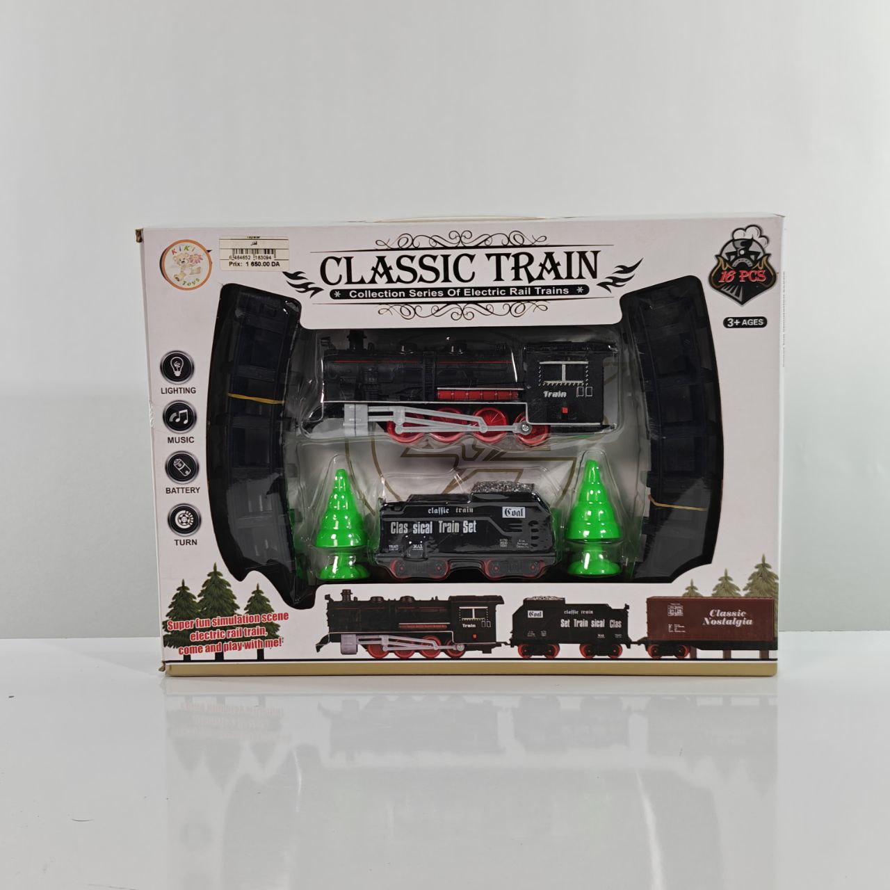 قطار كهربائي كلاسيكي Classic Electric Train Set