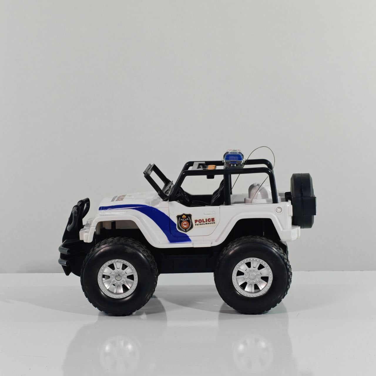 مجموعة سيارة شرطة  مقياس  مع إكسسوارات  REN DA Police Car Set