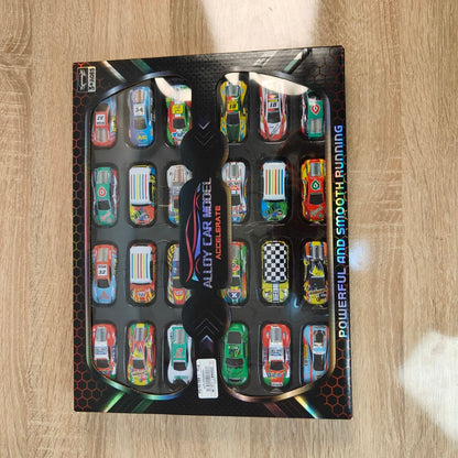 مجموعة سيارات سباق معدنية للأطفال | Alloy Racing Car Model Set