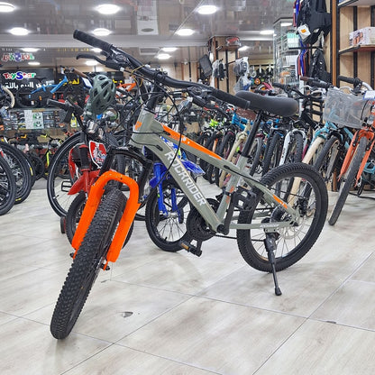 دراجة هوائية ROCKRIDER M1 للأطفال والشباب مقاس 20 بتصميم رياضي وفرامل قرصية | ROCKRIDER M1 20” Sport Bike for Kids &amp; Youth