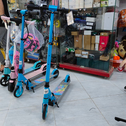 سكوتر أطفال أزرق قابل للطي | Blue Kids Foldable Scooter