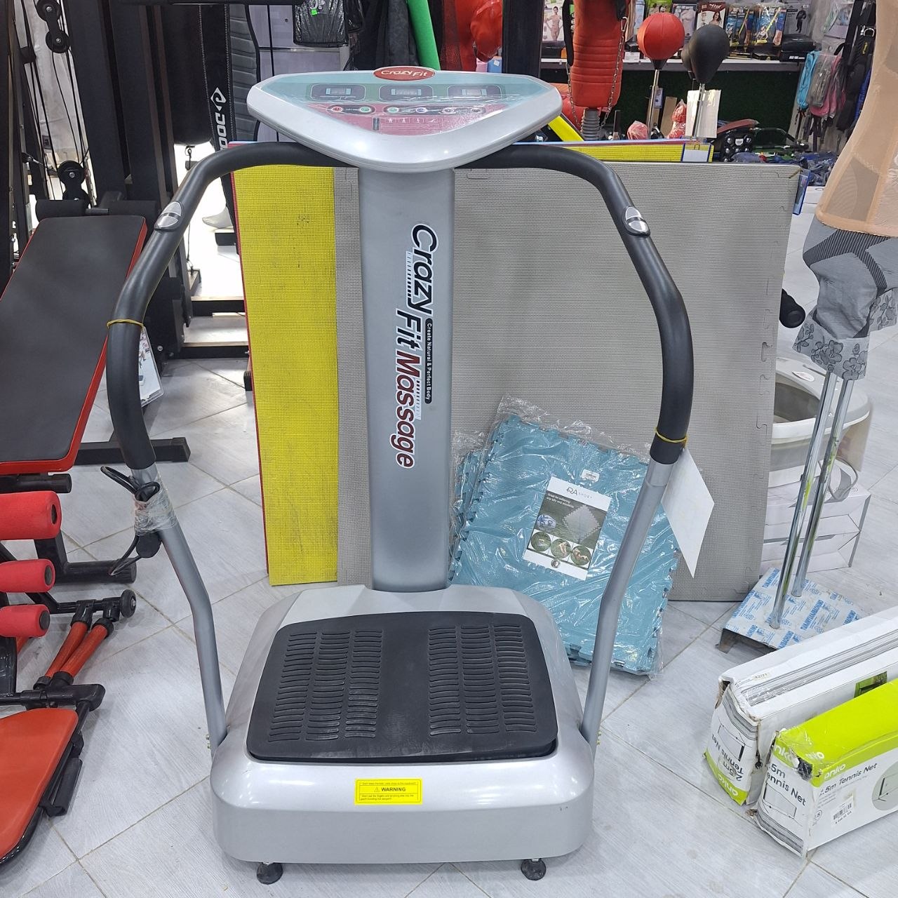 جهاز مساج واهتزاز للتخسيس واللياقة | Crazy Fitness Body Massager