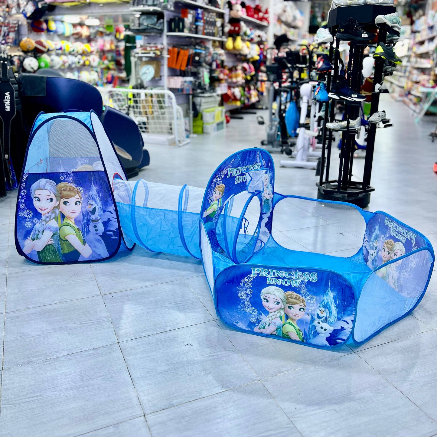 Tente De Jeu Pour Enfants Maison Princesse bleu