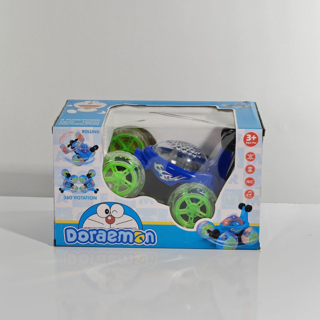 سيارة حركات بهلوانية تحكم عن بعد دورايمون  Doraemon RC Stunt Car
