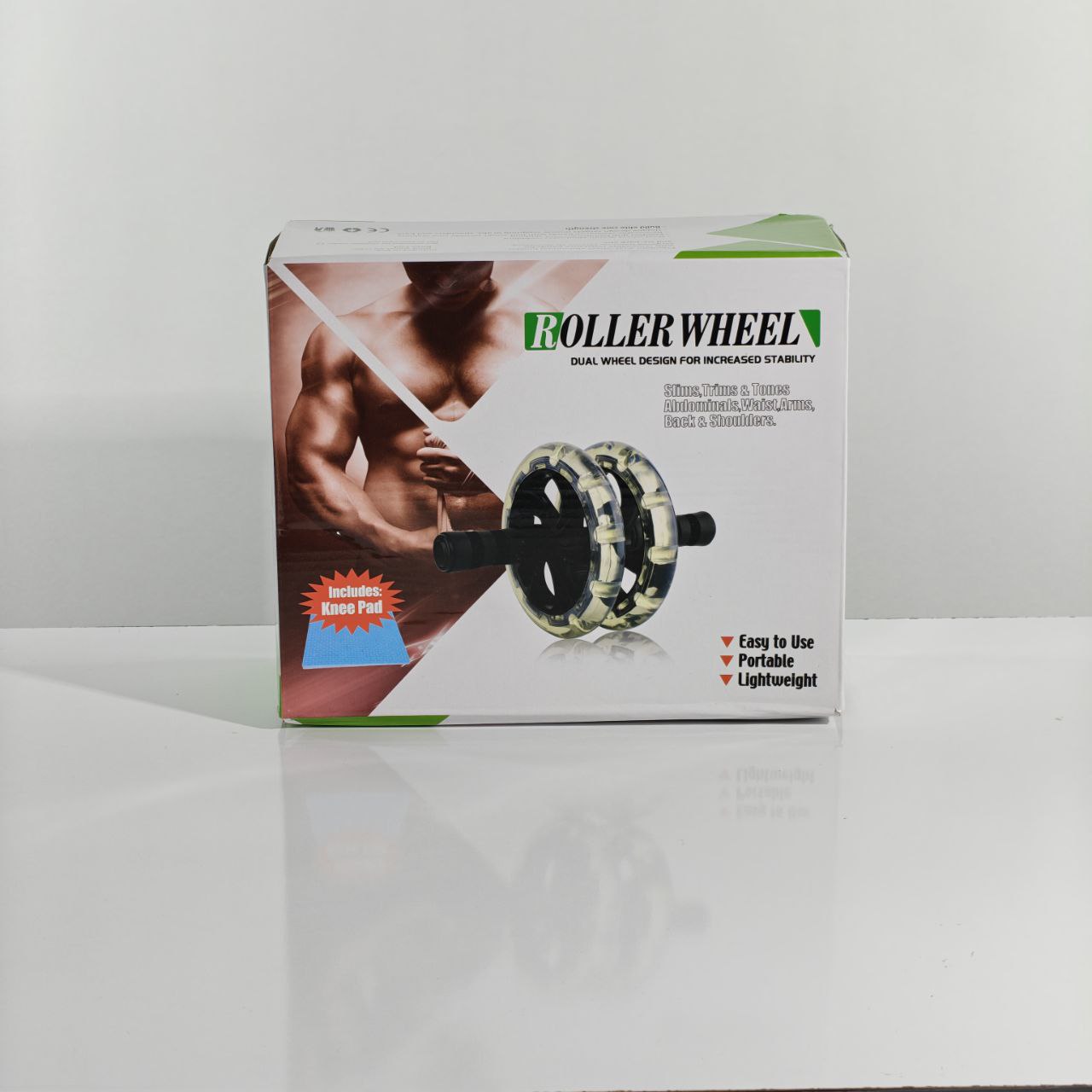 عجلة تمرين مزدوجة للبطن Dual Wheel Ab Roller