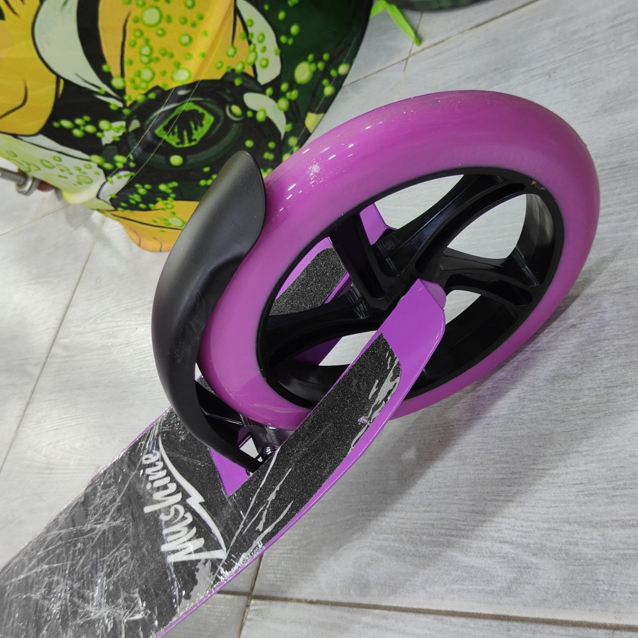 تروتينات MUSHINE SPEED قابل للطي بعجلات كبيرة – بنفسجي | Speed Scooter