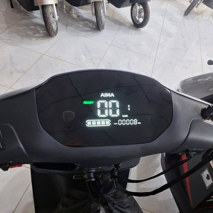 موطو كهربائية AIMA F507 بمحرك 1500 واط وبطارية ليثيوم 60V | Electric Moto