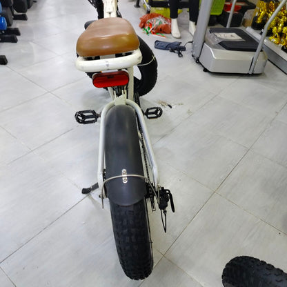 دراجة كهربائية ENGWE M20 بتصميم موطو كلاسيكي – أبيض | ENGWE M20 Moped-Style E-Bike