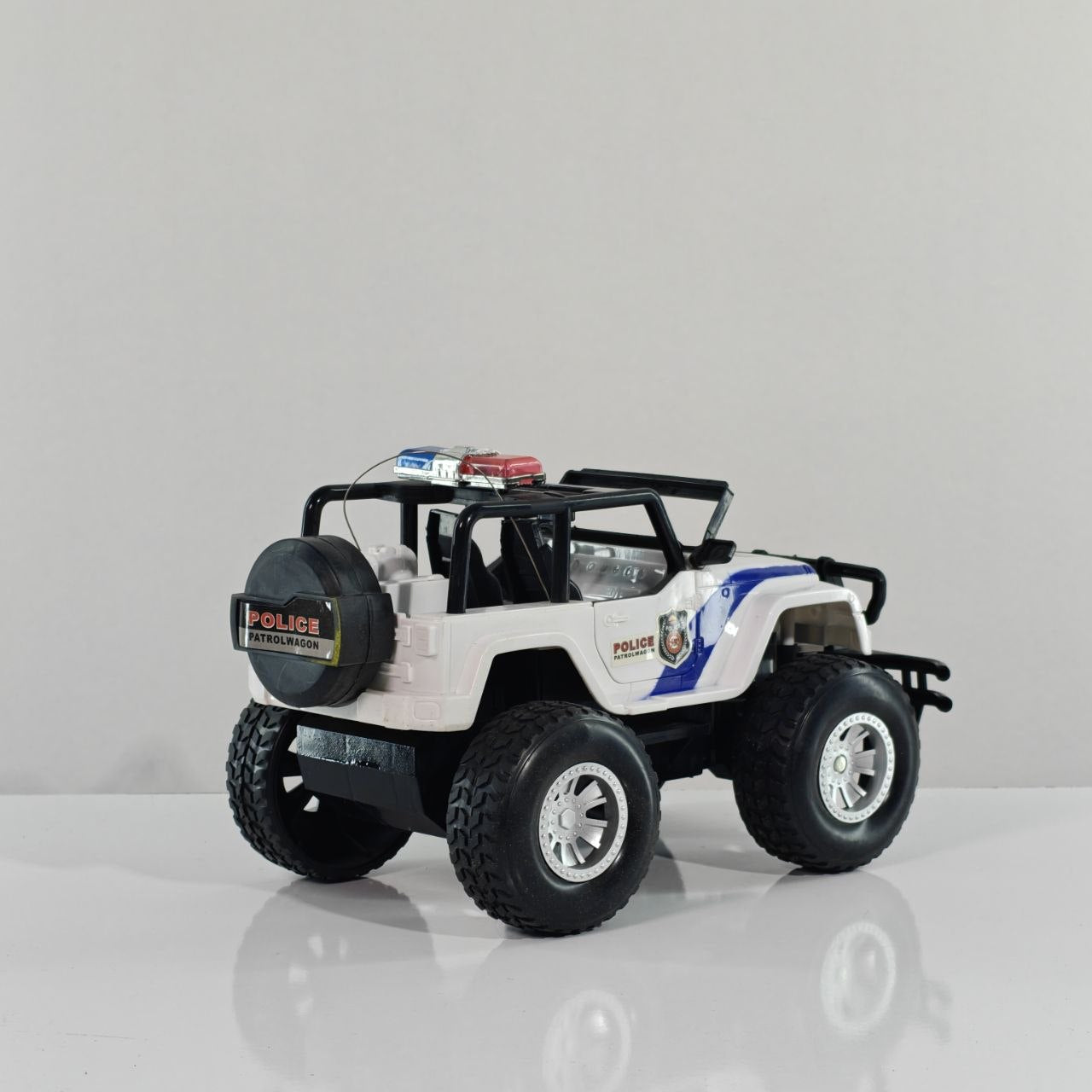 مجموعة سيارة شرطة  مقياس  مع إكسسوارات  REN DA Police Car Set