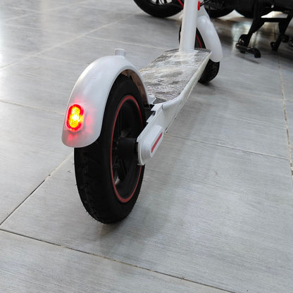 سكوتر كهربائي أبيض قابل للطي | White Foldable Electric Scooter