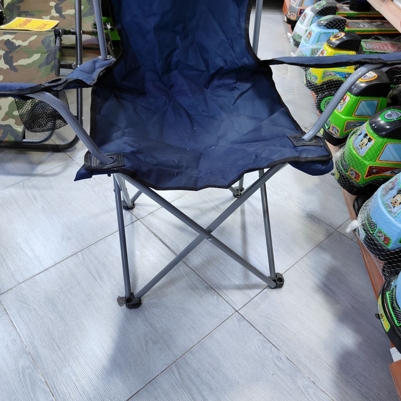 كرسي رحلات قابل للطي مع مظلة | Folding Camping Chair with Canopy