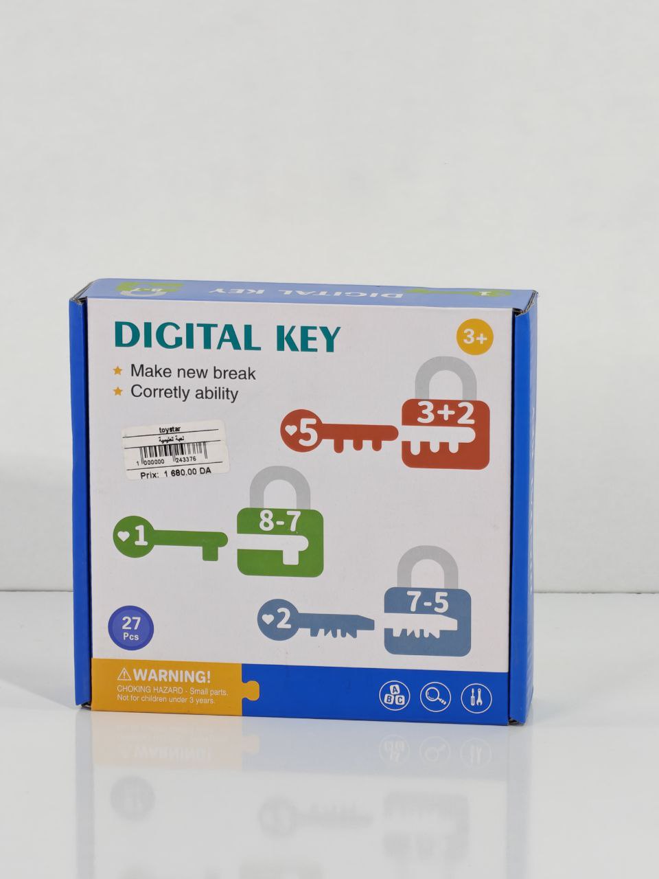 لعبة المفاتيح الحسابية التعليمية – Digital Key Math Game