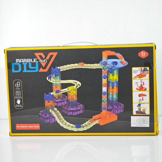 لعبة مسار الكرات – Marble Run DIY