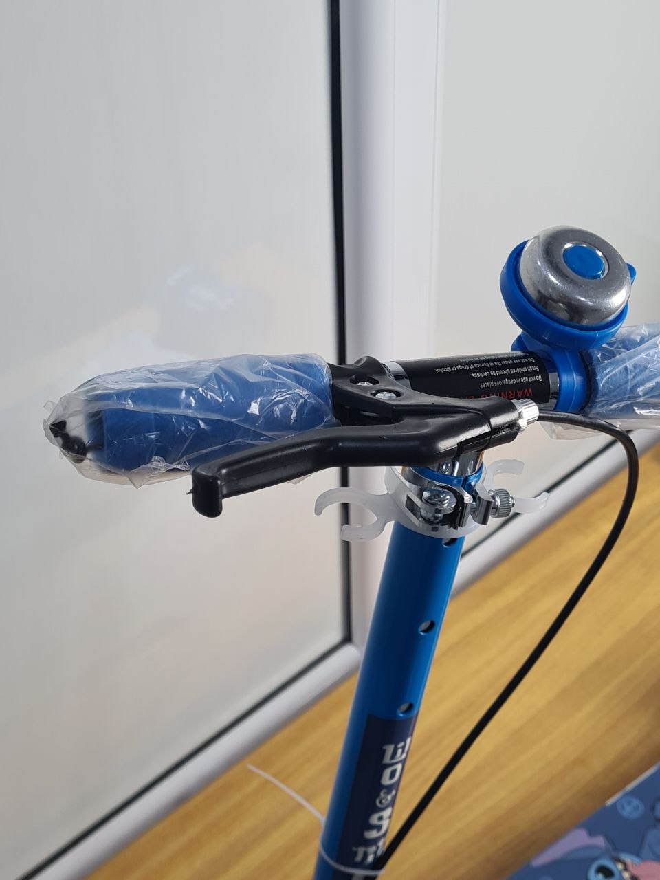 سكوتر أطفال أزرق قابل للطي لعمر 3 سنوات فما فوق | Blue Kids Folding Scooter 3+