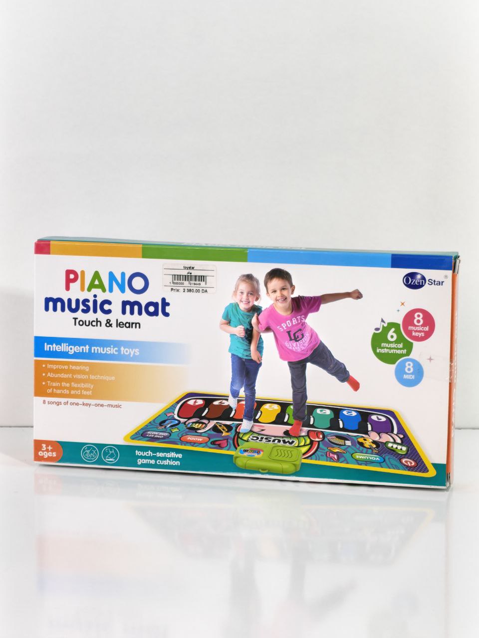 بساط بيانو موسيقي تعليمي للأطفال – Piano Music Mat Touch & Learn