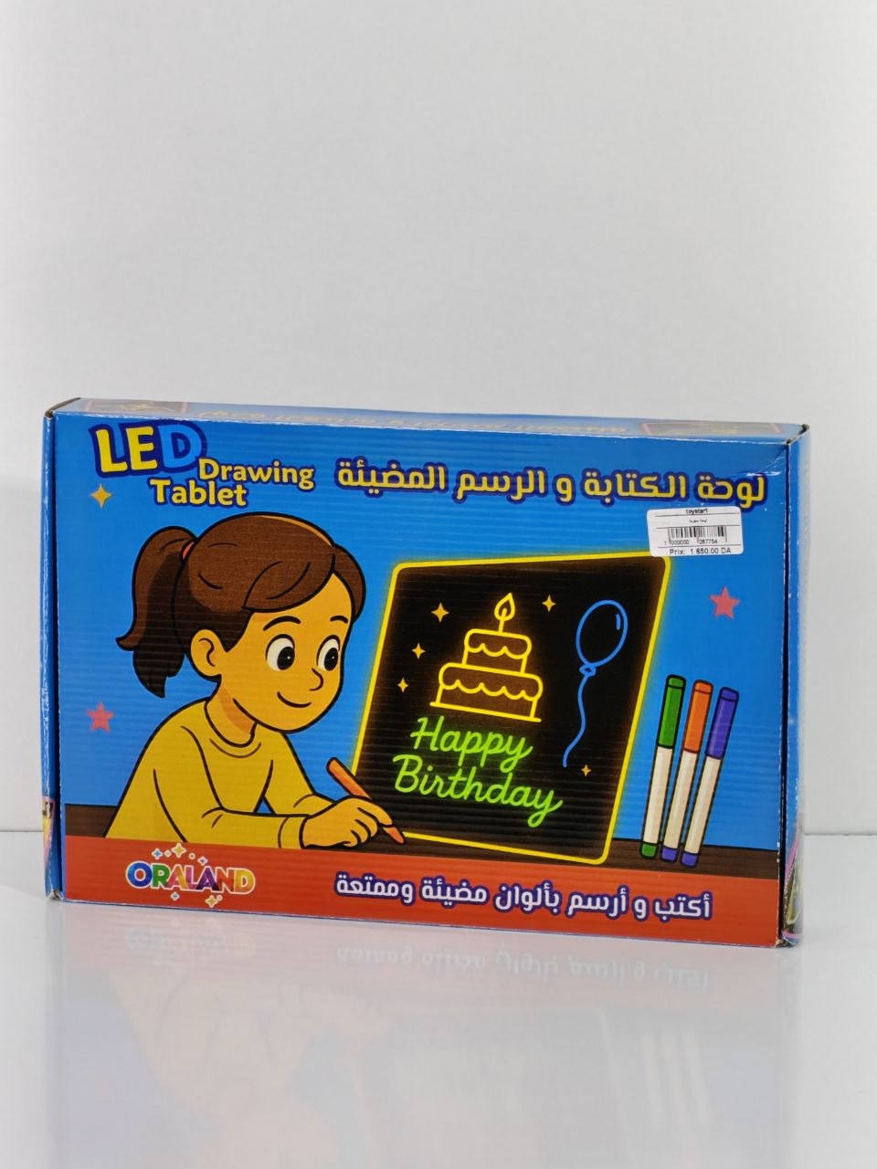 لوحة رسم وكتابة مضيئة – LED Drawing Tablet
