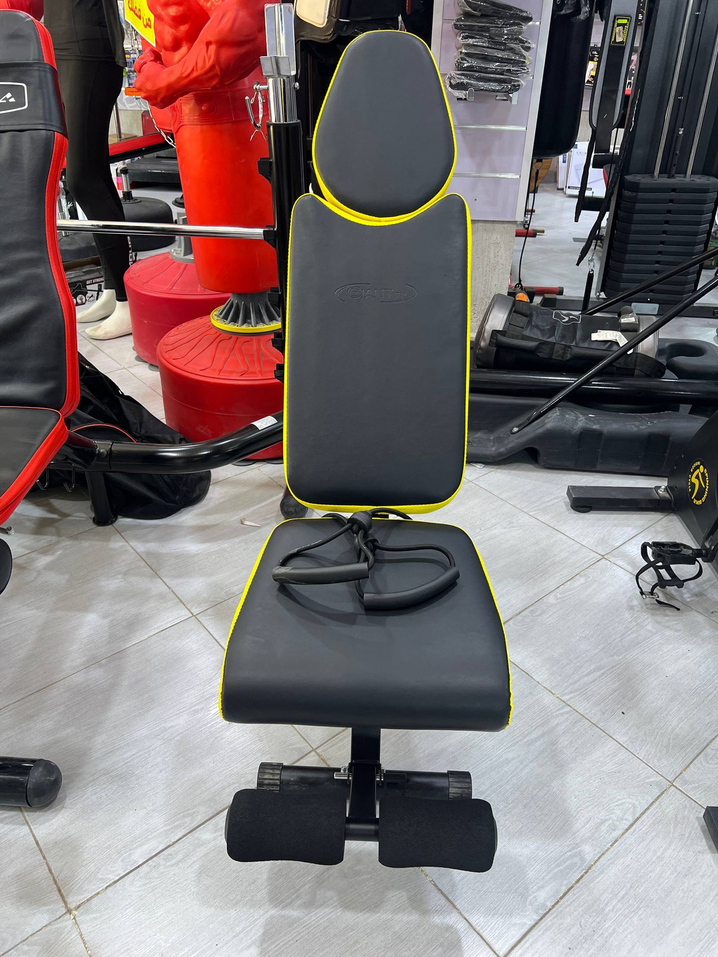 كرسي تمارين البطن واللياقة متعدد الاستعمالات | Multi-Function Fitness Workout Bench