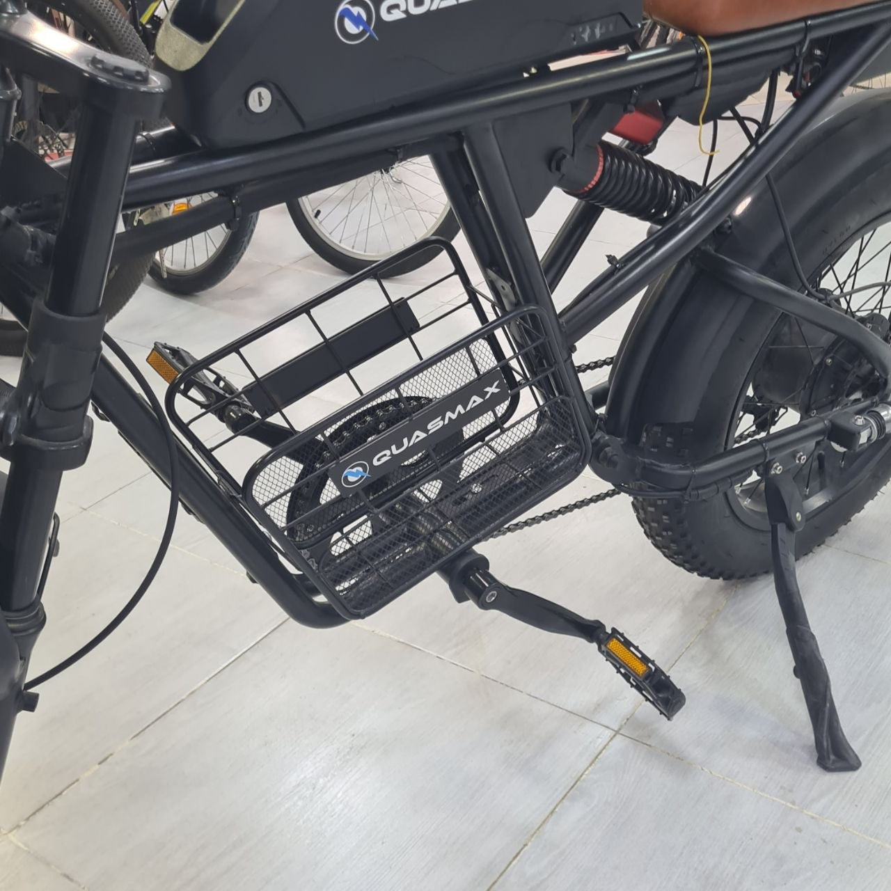 دراجة كهربائية QUASMAX بسلة أمامية | QUASMAX Electric Utility Bike