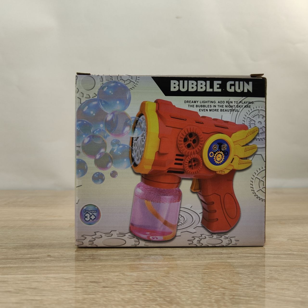 مسدس فقاعات للأطفال مع إضاءة | Bubble Gun Toy with Lighting