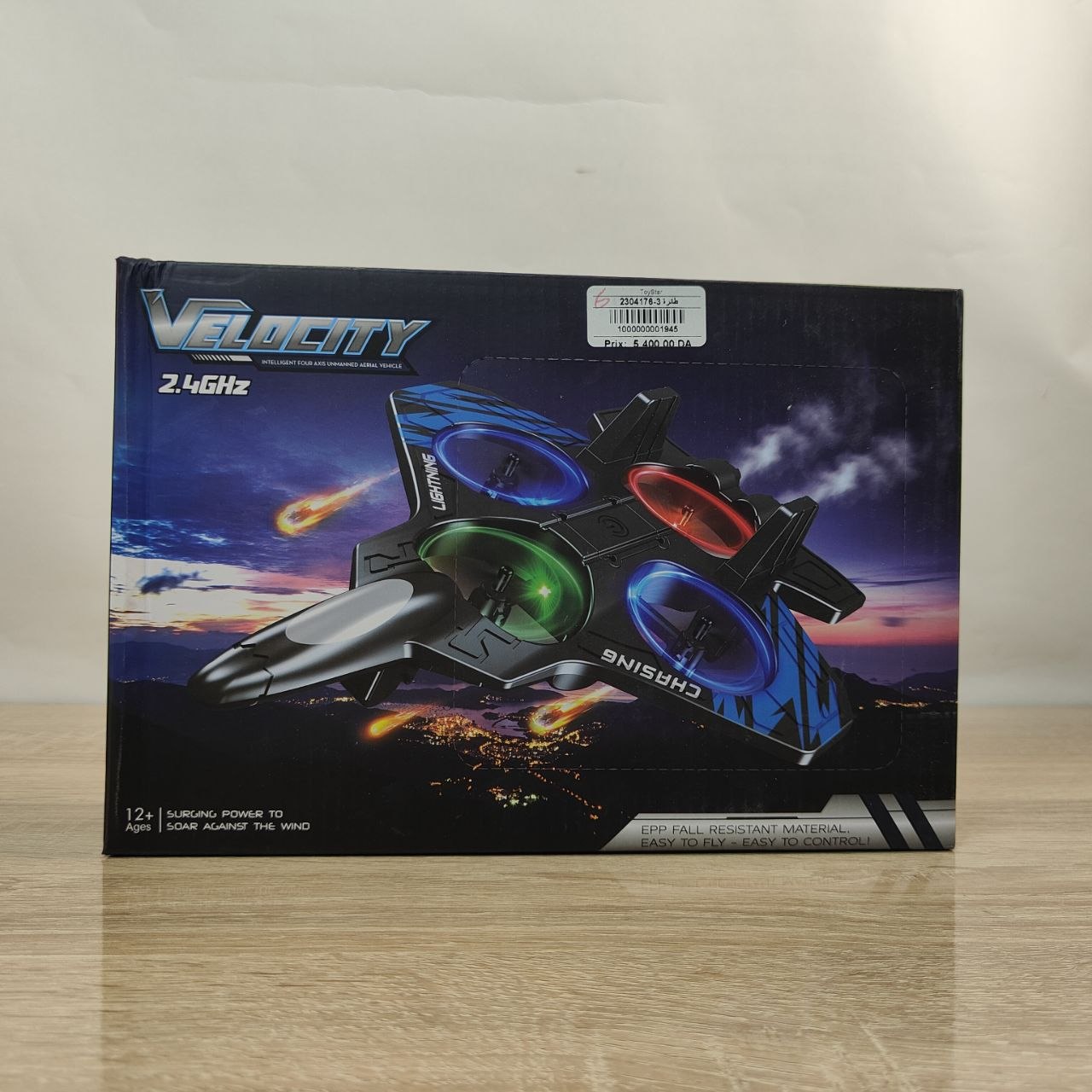 طائرة درون Velocity بالتحكم عن بعد | Velocity 2.4GHz RC Drone Aircraft