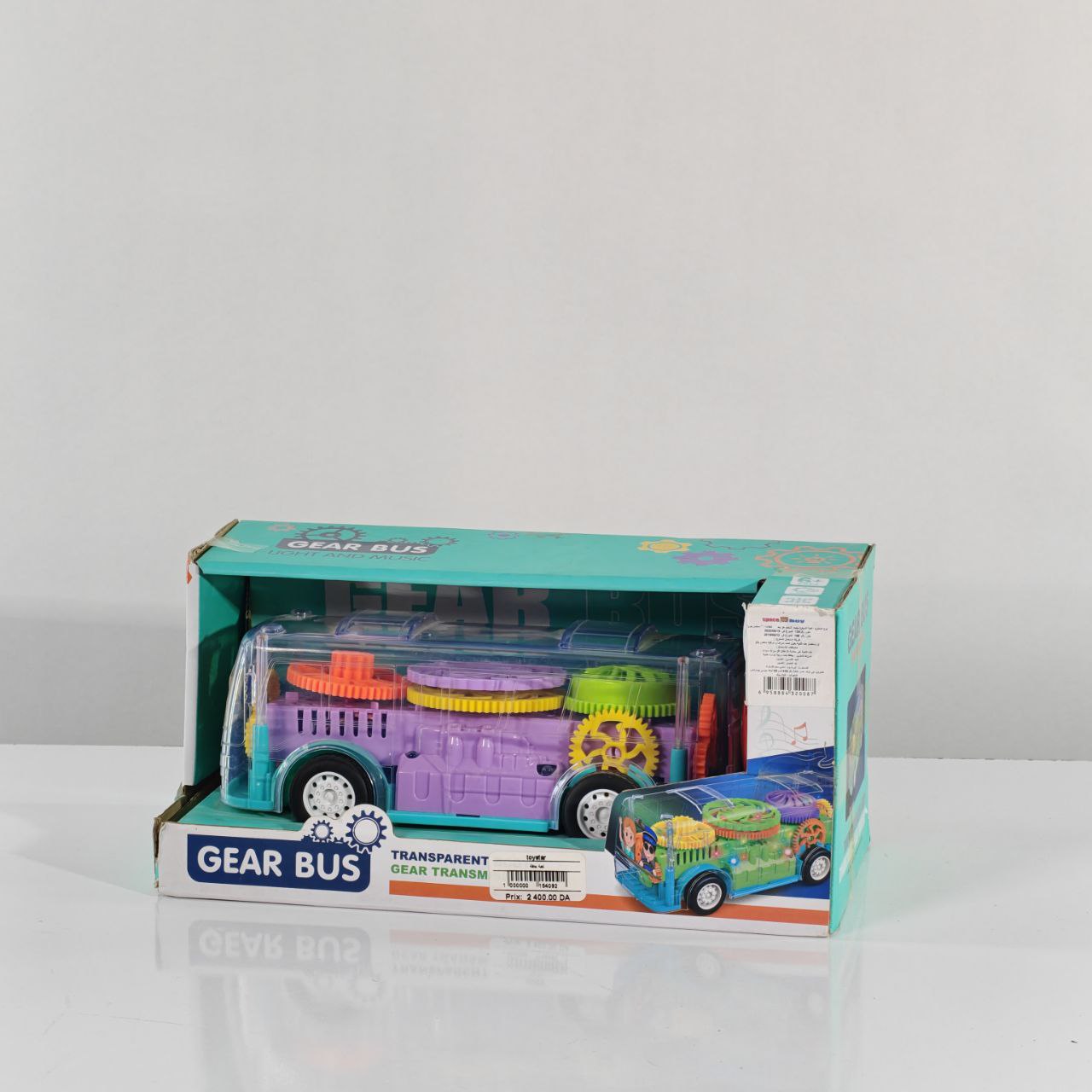 حافلة تروس شفافة Transparent Gear Bus Toy