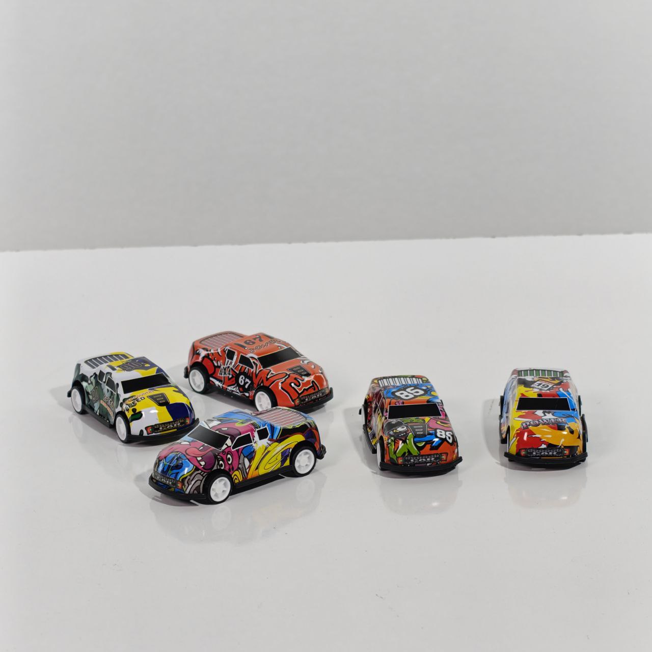 مجموعة سيارات سباق مصغرة  Die-Cast Racing Cars Set