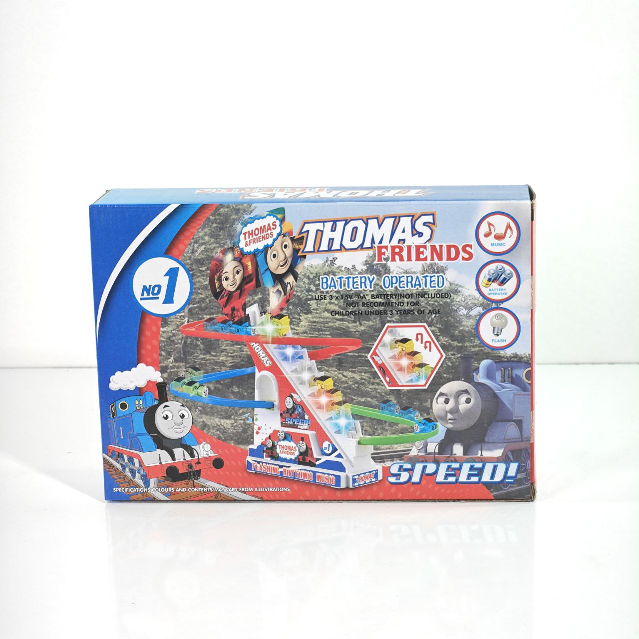لعبة قطار توماس مع مسار حلزوني مضيء – Thomas & Friends Spiral Track Train Toy