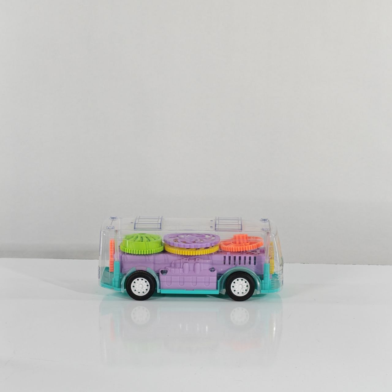 حافلة تروس شفافة Transparent Gear Bus Toy
